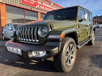 jeep wrangler 2.0 gme overland 4dr auto8 -1 owner + fsh- petrol