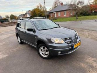 ② mitsubishi outlander invité+ sport g3 2.0 mpi 2wd 2008 grijs — mitsubishi — 2ememain