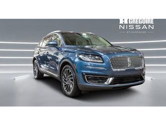 2019 lincoln nautilus reserve