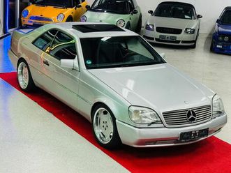 mercedes-benz s 500 coupé c140 mit velours und h-zulassung