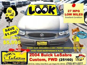 used 2004 buick lesabre custom