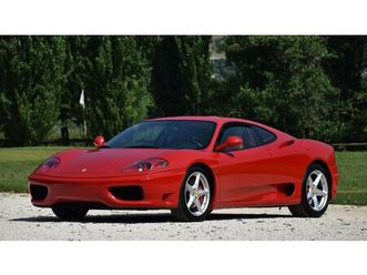 2001 ferrari 360 rouge manuel, 6 vitesses conduite à gauc...