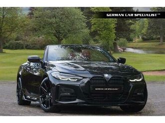 2021 bmw 4 series m sport ** hk hi fi + 20 wheels + body kit ** convertible petrol automatic
