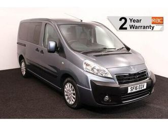 2016(16) peugeot expert 2.0 hdi comfort 4 seat wheelchair accessible wav