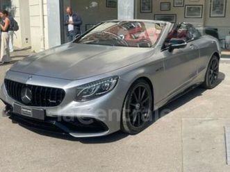 (1) cabriolet s 63 bva speedshift mct cabriolet bm 217 amg 4-matic