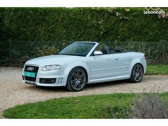 audi rs4 cabriolet 4.2l v8 420ch / audi exclusive / gris suzuka / pack f1 / bose / ??