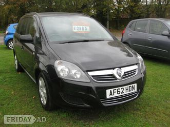vauxhall zafira 2012