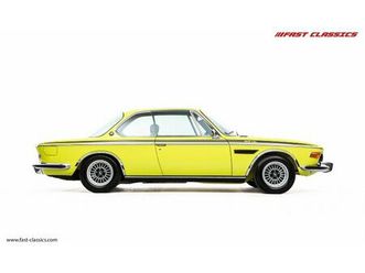 1973 bmw 3.0 - bmw e9 3. 0 csl // rare golf yellow // fresh nut & bolt restoration // uk rhd // 2 owners