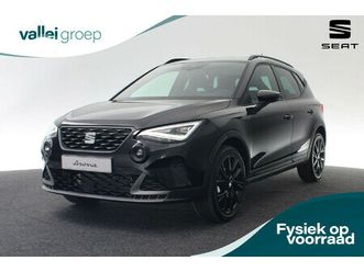 seat arona fr business connect 1.0 ecotsi 70 kw / 95 pk | black edition | cam | led | park asssit | stoelverwarming | keyless | 18 inch