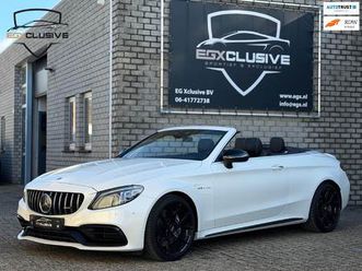 mercedes-benz c-klasse cabrio amg 63 premium plus pack facelift/memory/camera