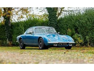 1972 lotus elan plus 2s 130/5 ex-ronnie peterson coupe petrol manual