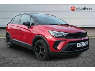 vauxhall crossland 1.2 turbo gs suv 5dr petrol manual euro 6 (start/stop) (110 ps)