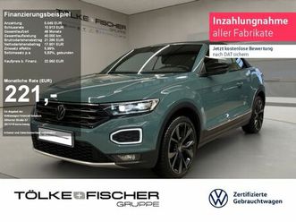 volkswagen t-roc cabriolet 1.5 tsi style acc aut navi led