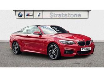 bmw 2 series 220d m sport convertible 2.0 2dr