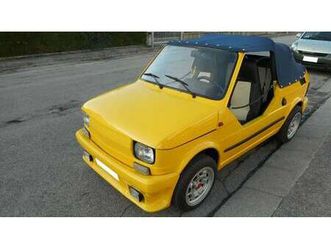 1987 fiat 126 jaune manuel, 4 vitesses conduite à gauche...