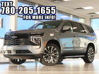 2026 chevrolet tahoe high country