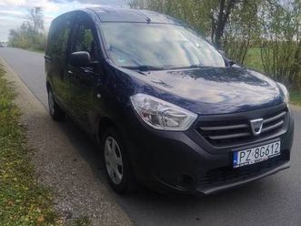 dacia dokker 2015 1.6benzyna+lpg stan bardzo dobry nowa butla lpg stęszew - sprzedajemy.pl