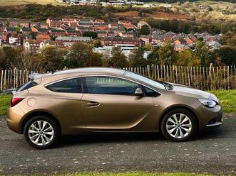 2015 vauxhall astra gtc 1.4t 16v 140 sri 3dr hatchback petrol manual