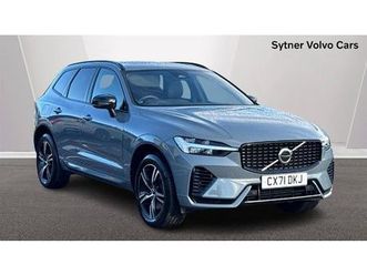 volvo xc60 2.0 t6 recharge phev r design 5dr awd auto