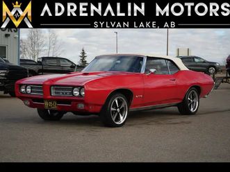 1969 pontiac gto convertible pro build w/ 5 speed manual!!