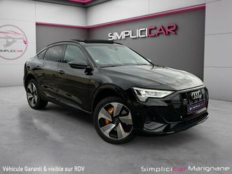 audi e-tron sportback 55 quattro 408 ch s line toit ouvrant sieges elec chauffants alcantara garantie