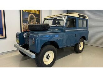1962 land rover series 2a swb restored and enhanced a vendre