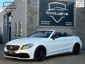 mercedes-benz c-klasse cabrio - amg 63 premium plus pack facelift/memory/camera