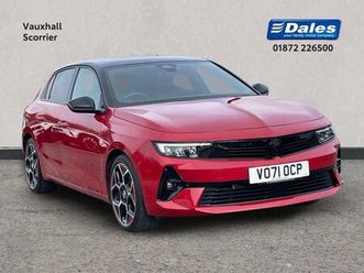 2022 vauxhall astra astra 1.2 turbo 130 gs line 5dr hatchback hatchback petrol manual