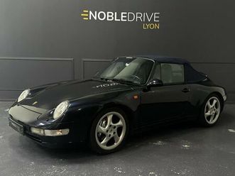 993 carrera 4 cabriolet 3.6l 285ch - entretien ceramique - suivi complet - excellent etat