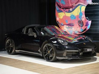 porsche 911 (992) targa 4s 450cv | malus payé origine france 2ème main burmester 4 roues directrices échappement sport sièges 18 positions pdls+