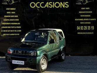vente a distance livraison france suzuki jimny 1.3 vvt 80ch cabriolet 4x4 clim hard top faible km