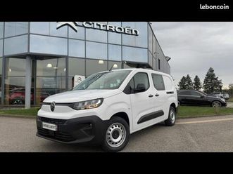 citroen berlingo van xl bluehdi 130ch s&s cabine approfondie eat8