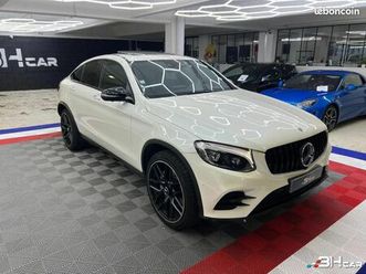 mercedes classe glc coupe 43 amg 3.0 v6 367 ch 4matic 9g-tronic ( toit ouvrant, blanc nacré, ...
