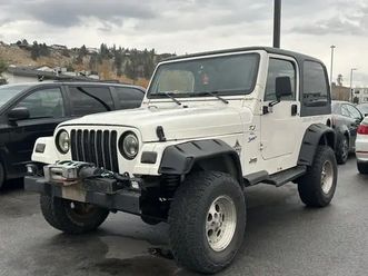 jeep tj base 1998 auto, fabric seats, manual locks, hard top, w/