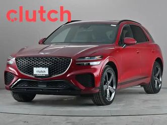 2022 genesis gv70 3.5t sport plus awd w/ apple carplay, heated f