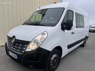 14990 ht - renault master l2h2 cabine approfondie 7 places dci 130 grand confort gps 2,3 l - 07/2019 - 109800 kms