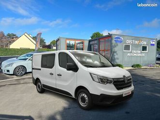renault trafic van l1h1 cabine approfondie 6 places advance + caméra 3t blue dci 130 - leasing