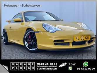 porsche 911 3.6 coupé 996 gt3 collect car speed yellow carbon dealer-serviced signed by walter-röhrl