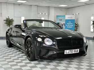 2020 bentley continental 6.0 w12 2dr auto convertible petrol automatic