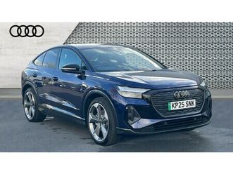 audi q4 q4 210kw 45 82kwh black edition 5dr auto
