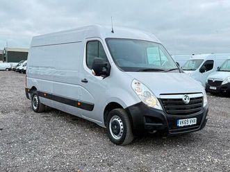 2019 vauxhall movano 2.3 cdti 3500 panel van 5dr diesel manual fwd l3 h2 euro 6 (130 ps) panel va...