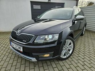 škoda octavia scout 2.0 tdi 150km 4x4 led kamera navi zadbany bdb stan serwis aso gdynia
