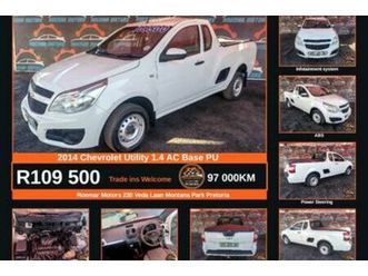 2014 chevrolet utility 1.4 a/c