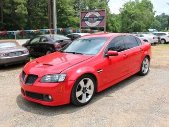 2009 pontiac g8 gt sedan 4d