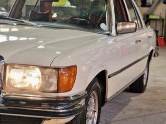 mercedes-benz 280se w116 s-klasse 185ps pastellweiss schalter