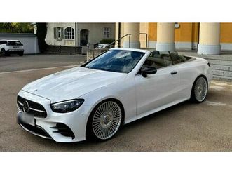mercedes-benz e-450 amg mbux 4m cabrio multibeam widescreen