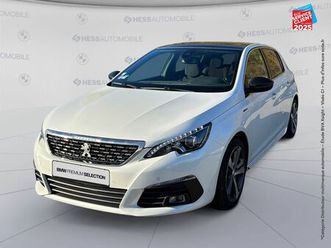 peugeot 308 1.2 puretech 130ch e6.3 s/s gt line eat8 tpano gps camera carplay d'occasion - hess automobile