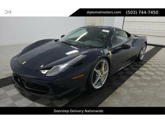 used 2011 ferrari 458 italia coupe troutdale or 97060