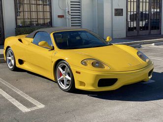 used 2001 ferrari 360 spider orange ca 92866