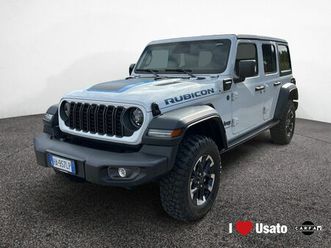 jeep wrangler unlimited 2.0 phev atx 4xe rubicon nuova a roma